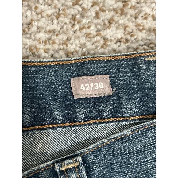 Ariat Rebar M4 Relaxed Boot Cut Jeans Men's Big & Tall Size 42x30 Blue Cotton - Picture 7 of 11